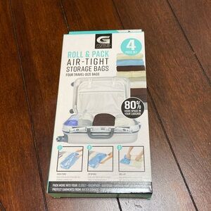 Force Roll and Pack air - tight Storage Bags